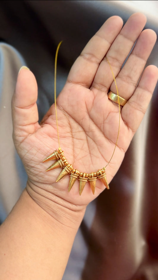 Multi cone necklace